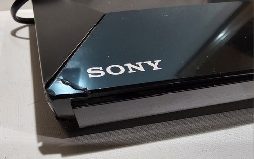 Sony Blue Ray/DVD Player Untested, Light Comes On, Has Damage See Pics Please/UP - Picture 4 of 5