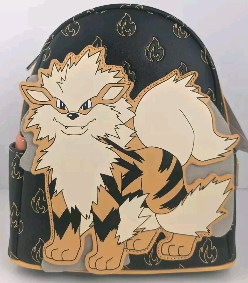 arcanine mini backpack Iron Yokai type Pokmon comes to life with its Fire Missle Battle Feature Loungefly Mini Backpack Pokemon Arcanine