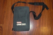 Vintage Nintendo Game Boy Original Carry Case Bag w/Tray Black Zip Close OEM