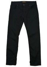 Jack & Jones BLACK JEANS 34/32 Premium Men TIM CLASSIC Button Fly Skinny GENUINE