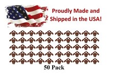 50 PLASTIC BRONZE Roof Ice Guard Snow Guard Stops Standing Seam Metal Roofing