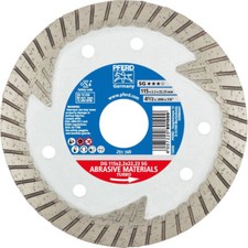 Image of PFERD 68000021 Diamond Cutting Disc 115 mm 22.23 mm bore closed edge