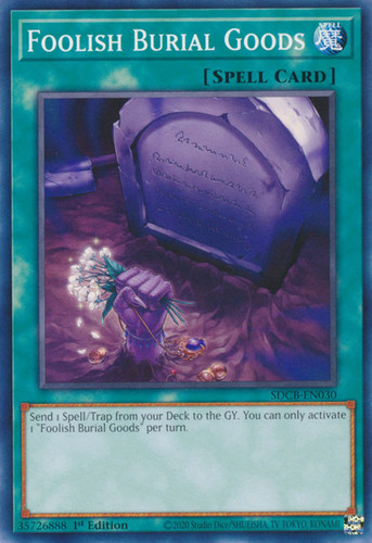 Foolish Burial Goods (SDCB-EN030) - Common - Structure Deck: Legend of the Crystal Beasts