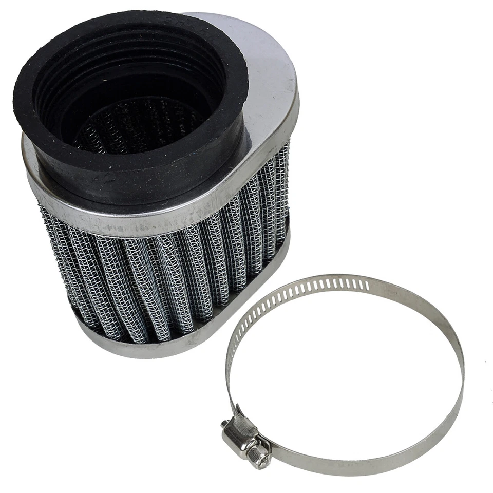 1pcs 50mm Motorcycle ATV Air Filter Pod Intake Cleaner with Adjustable Clamp - Imagen 2 de 4