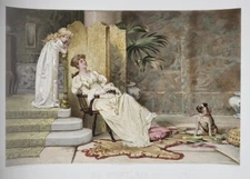 After Maude GOODMAN (ca 1860 - 1938) Be quiet, sir! Monumental Photogravure