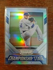 2021 Panini Prizm Championship Stage Silver Chicago Cubs Jon Lester 