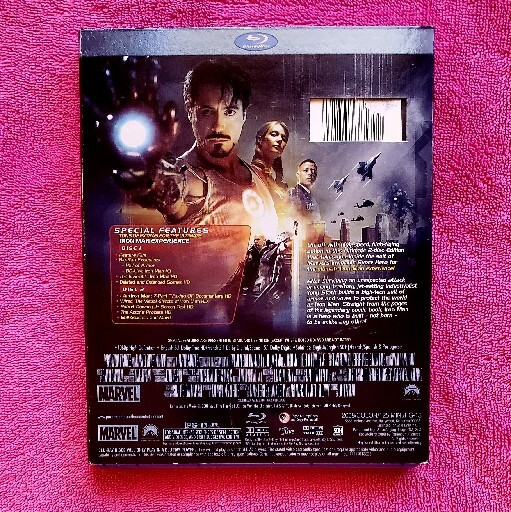 Iron Man Blu-ray Disc, 2008, 2-Disc Set, Ultimate Edition with