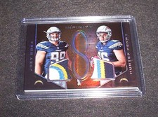 2016 Infinity Joey Bosa Hunter Henry RC Dual Patch #6/8 Sick 4 color patches