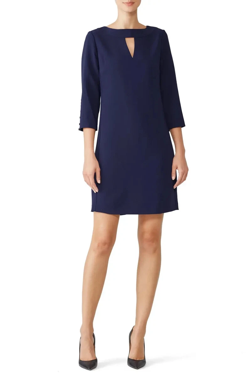Womens navy top shift dress