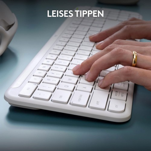 Logitech Signature Slim Wireless K950 Tastatur Keyboard Bluetooth RF (Funk) - Bild 7 von 15