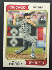 2023 Topps Heritage Base Nate Fisher RC #352 Chicago White Sox