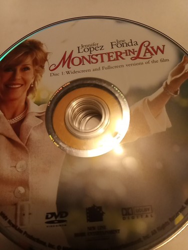 MONSTER IN LAW DVD DISC ONLY USED TESTED FREESHIP NOTRACKING