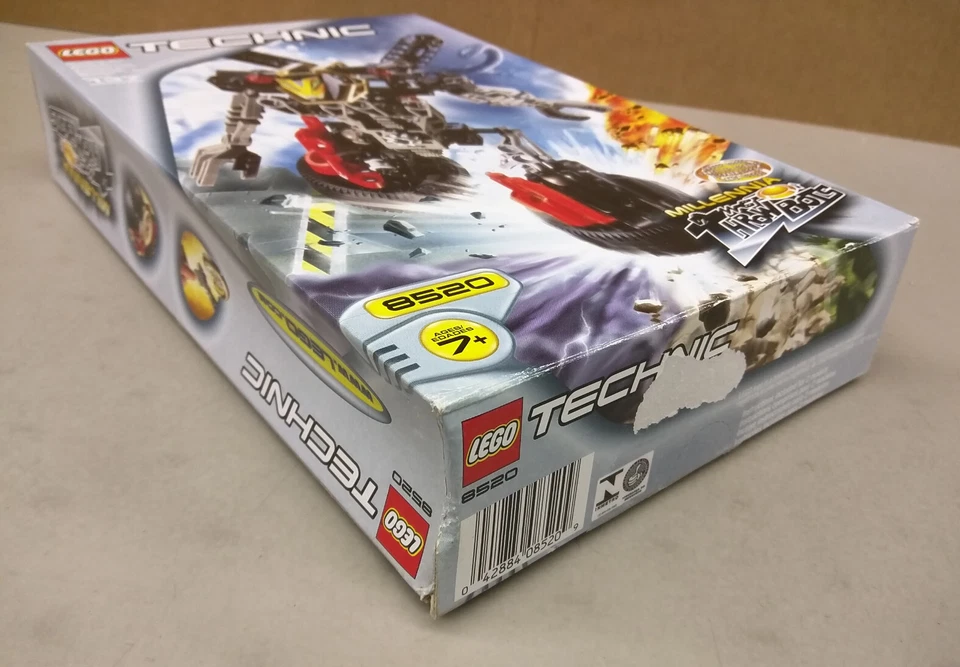 LEGO Technic Throwbots 8520 Millennia EUC RARE! Motorcycle Slizers Millennium - Image 2 of 4