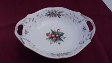 fritz and floyd Classic Holiday 6 Inch Bowl. Ivy And Berry