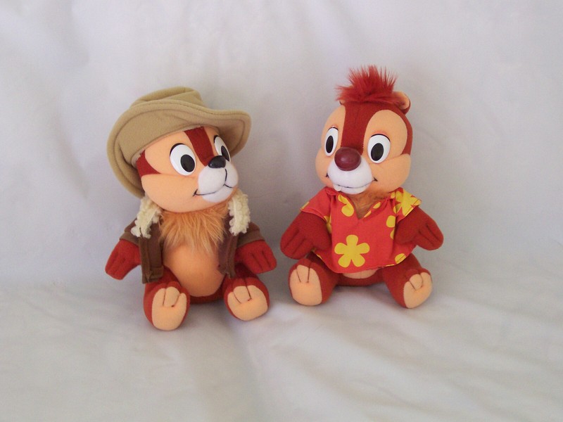 Vintage 1989 Playskool Plush Chip 'n Dale Rangers