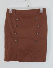 Scarlet Darkness Brown Gothic Pencil Skirt Women's Size XL