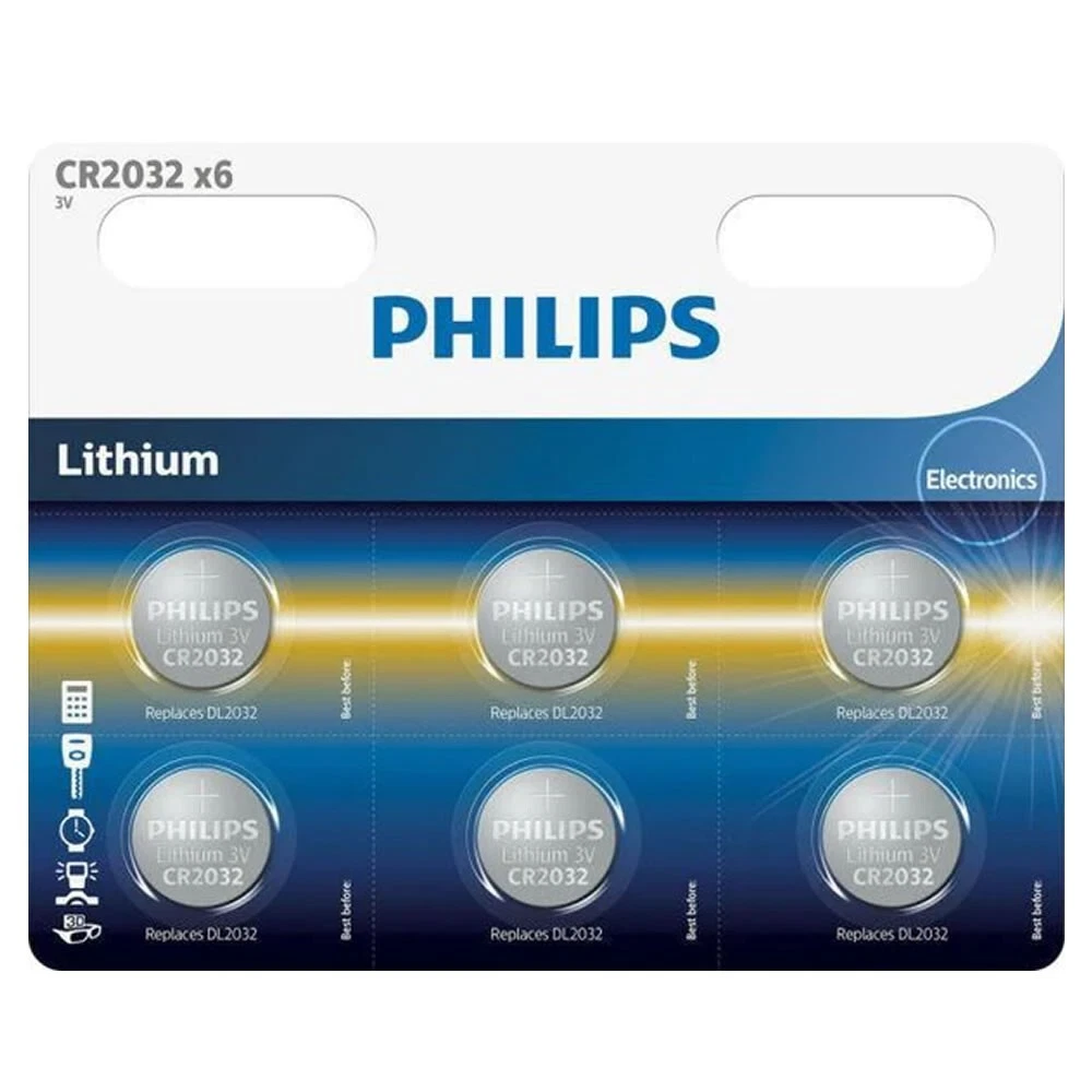 Philips lithium 3v cr2032 deals