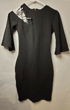 asos Women's Black Formal Dress - Size 00 - String Shoulder Detail