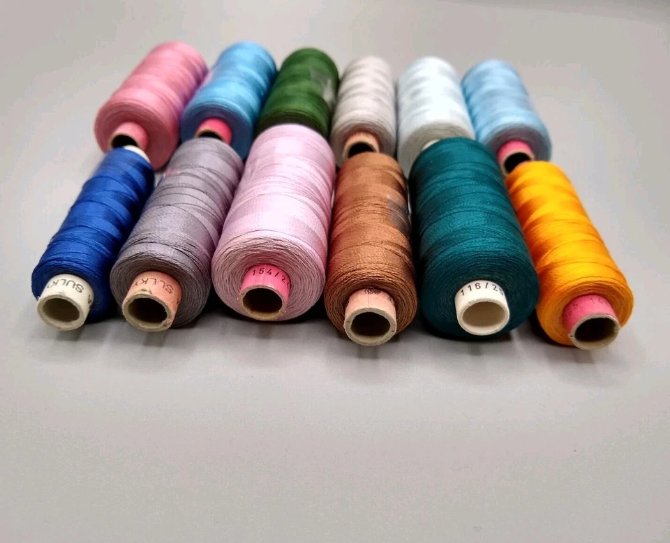 Stickma Sulky Thread 40 weight 11 cardboard partial spools (plus one other) - Image 2 of 4