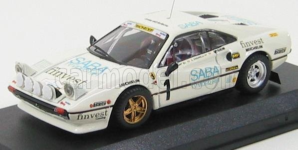 Best Model 1/43 Ferrari 308 Gtb Rally Targa Florio 1983 Statisches Modell-image