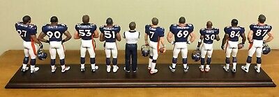 希少　NFL フィギュア　1998 Broncos ブロンコス Danbury Mint 1998 Denver Broncos Super Bowl Team 10-Figure
