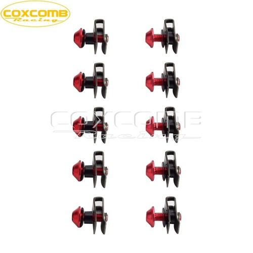 M5 5mm Fairing Body Work Bolt Kit Screw Spire Speed Fastener Clip Nuts Universal - Picture 28 of 33