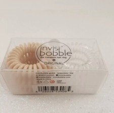 Invisibobble Original Traceless Hair Ring 6-Pack TAN  CLEAR New in Package