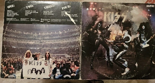 Kiss Alive! Vintage Double LP Vinyl Record Casablanca 1975 NBLP 7020
