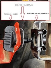 Kubota Side Panel Engine Cover Retainer Kit - L39, L47, M62, many others   (C30)