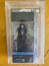 Star Wars The Black Series AFA Grade 8.0 Obi-Wan Kenobi  Jedi Legend  Walmart Ex