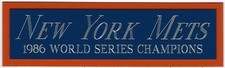 1986 NEW YORK METS NAMEPLATE AUTOGRAPHED Signed BASEBALL-JERSEY-BAT-PHOTO-BOOK