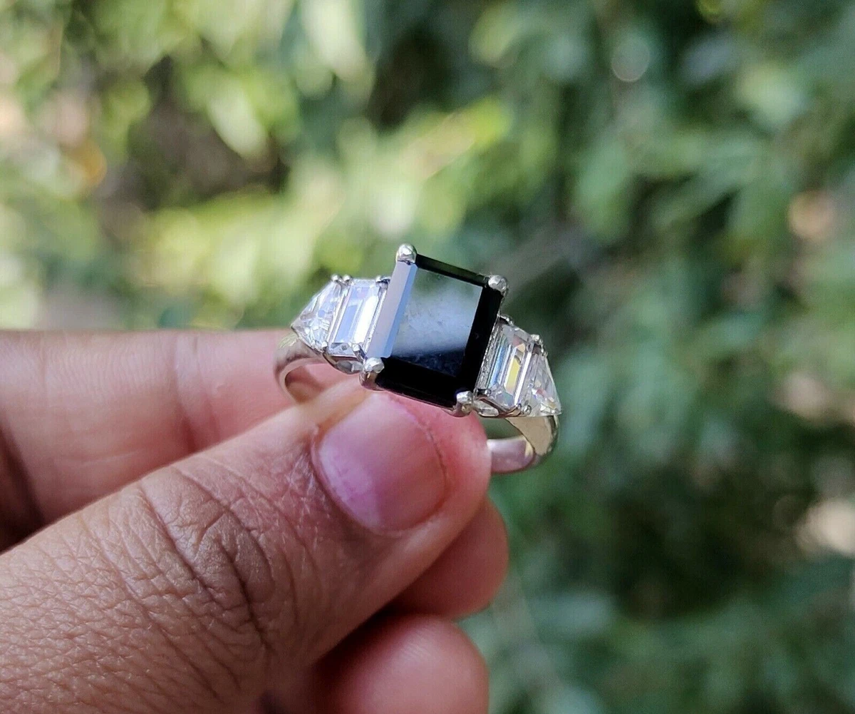 Lab created clearance black diamond