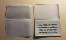 Dues Card holder Order of Eastern Star   Mizpah verse