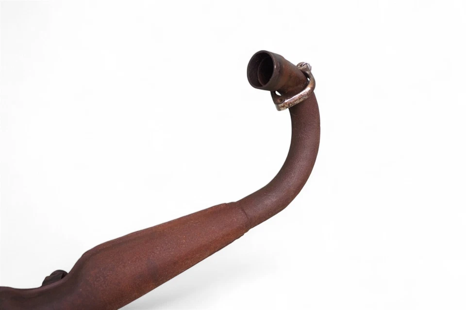 Tubo de escape y protector cromado Suzuki TS 125 1973 74 TS125 1972 a 1974 #13 *2527 Foto 2 de 4