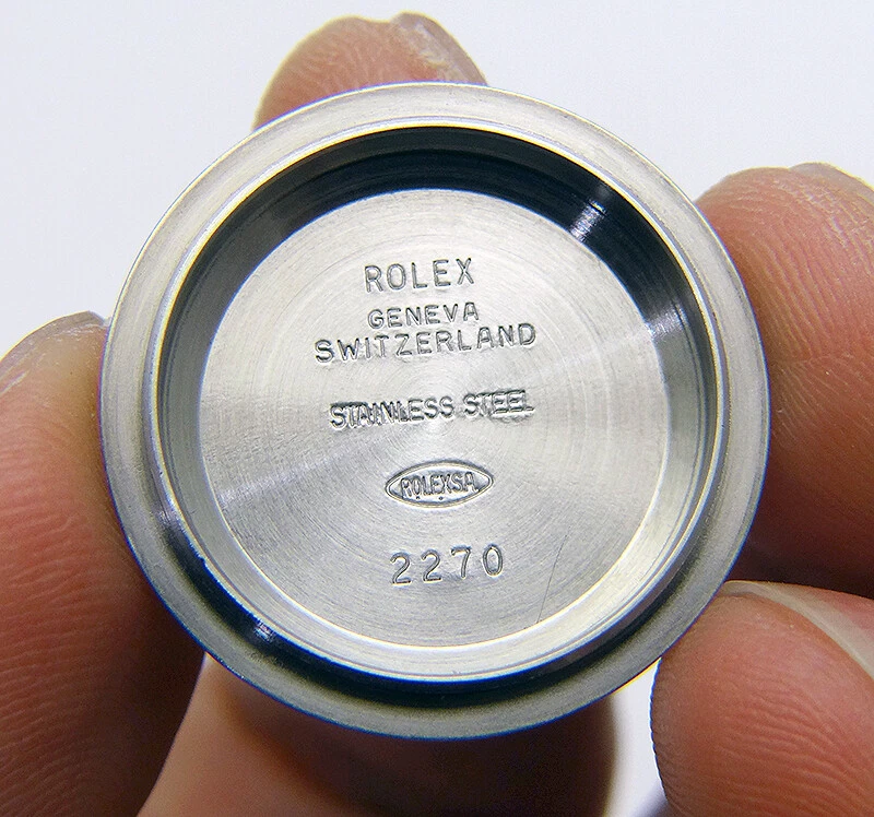 Genuine Rolex Ladies Yacht Master 169623 Steel Watch Case Back Caseback Nr. 2270