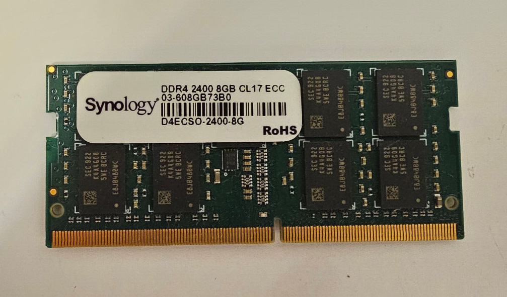 Synology SODIMM ECC RAM DDR4 D4ECSO-2400-8G | eBay Synology SODIMM ECC RAM DDR4 D4ECSO-2400-8G | eBay