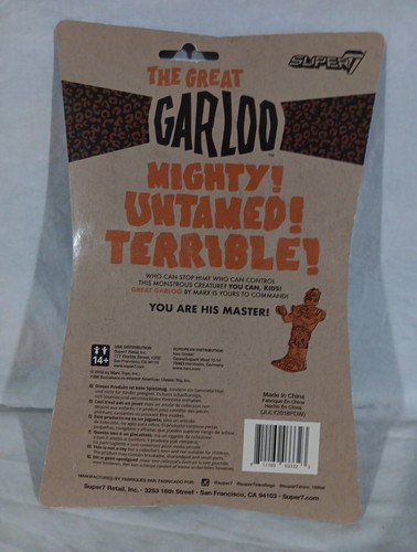 ReAction 3.75'' THE GREAT GARLOO Monster Figure Super7 New - Picture 3 of 3