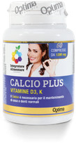 Calcio Plus Con Vitamine D3 E K1 Colours Of Life Optima Naturals 60 Compresse