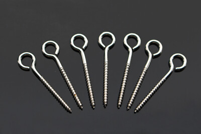 100 pcs Screws Stainless Steel Plug Hardware Jerk Baits Making DIY Fishing Lure
