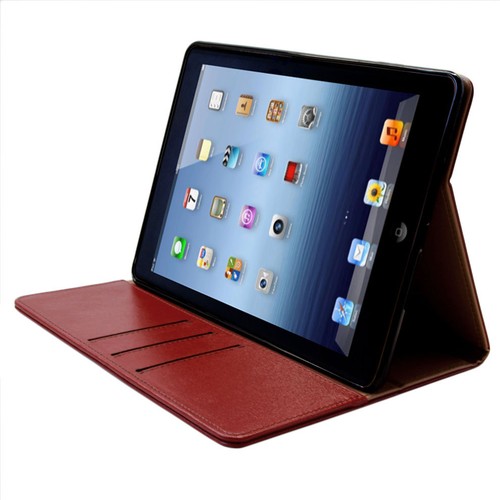 Premium Leder Cover Apple iPad Air 2 (9,7") Schutz Hülle Tablet Smart Case Etui - Picture 11 of 71