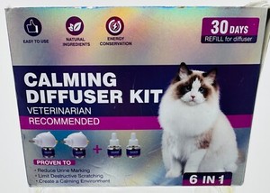 Cat Calming Pheromone Diffuser Effectively Relieves Anxiety - 6 in 1