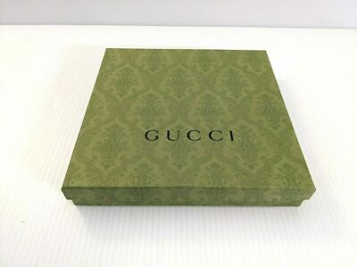 NEW Authentic Gucci Shoe Gift Box in embossed green multiple sizes