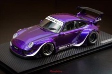  SUPER RARE Ignition Model 1/18 RWB 993 Purple Metallic Porsche 911 ARMY  GIRL