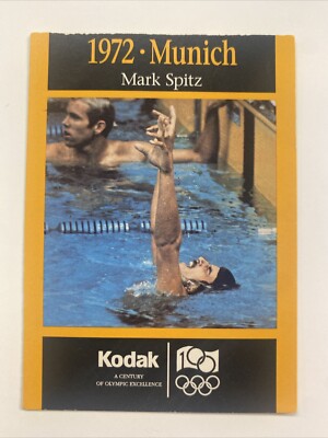 1995 Kodak Century Of Olympic Excellence Mark Spitz Swimming Munich Rare E528