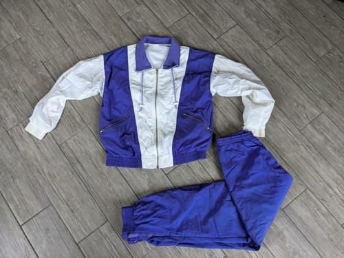 1980-90s vintage NIKE windbreaker TRACK SUIT jordan M purple 2Pc pants  jacket | eBay