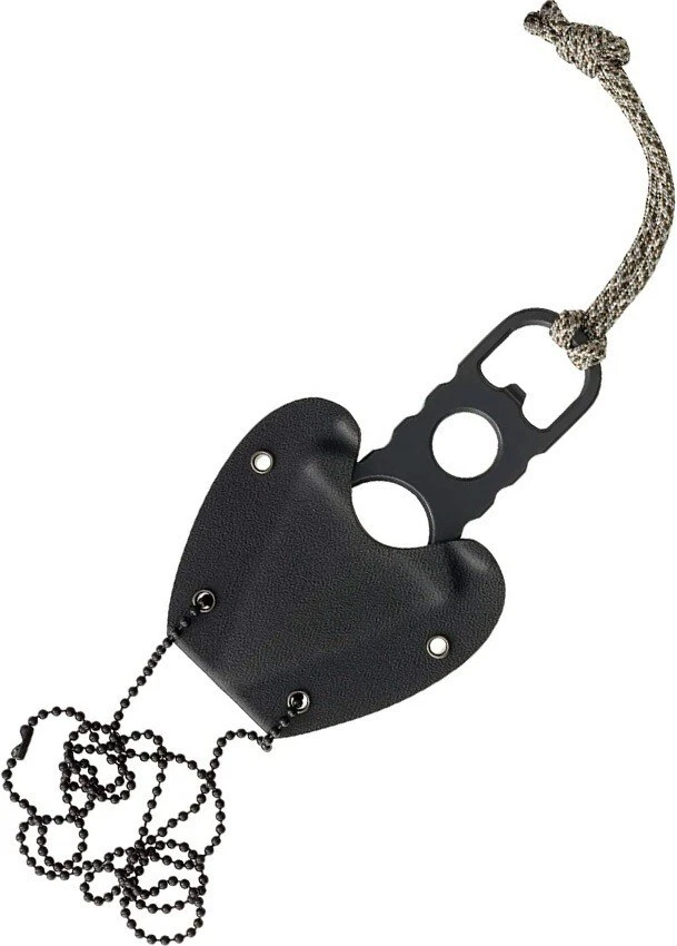 Cuchillo fijo Camillus bota/cuello de una pieza carbonitruro recubierto de titanio inoxidable Foto 3 de 4