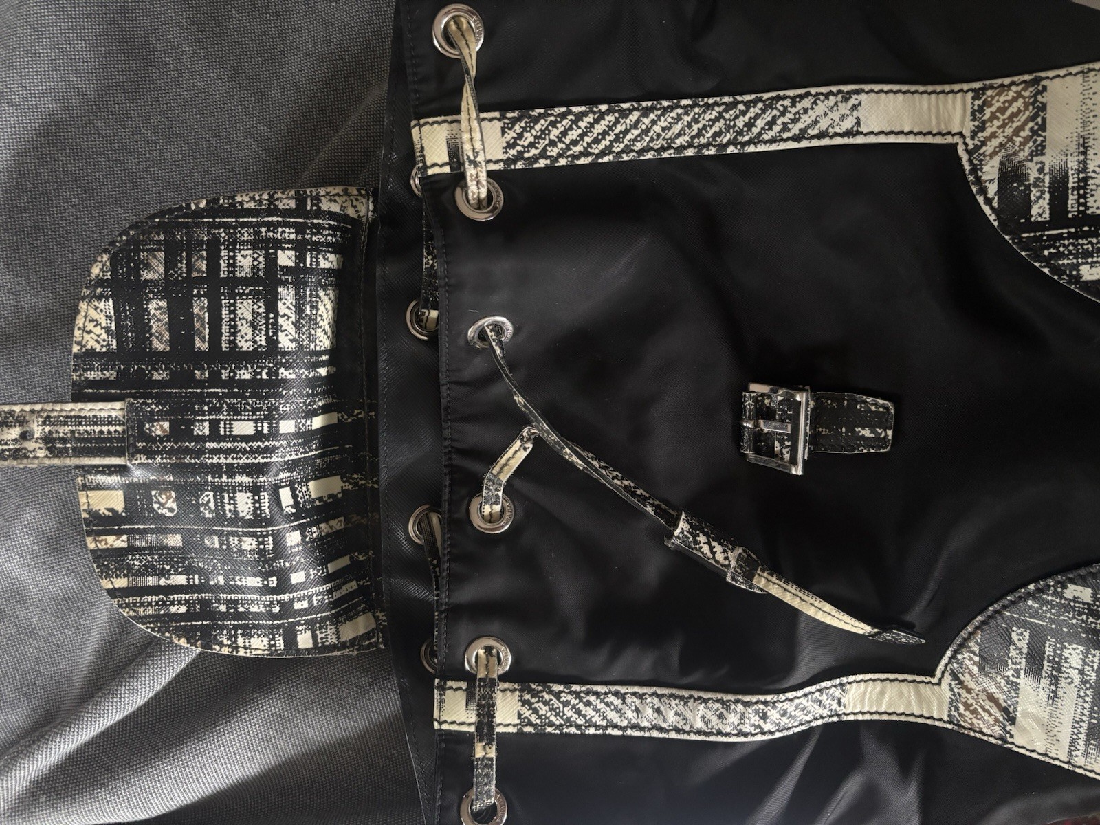 PRADA Backpack Small Good Used Condition - image 7