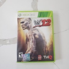 WWE '12 (Microsoft Xbox 360, 2011) NO Manual