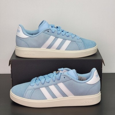 Adidas Grand Court Women's Size 7 Athletic Shoes Blue White Casual Sneakers