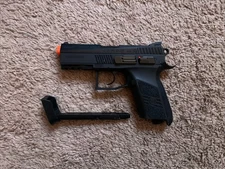 ASG CZ 75 P-07 Duty CO2 Blowback Airsoft Sidearm and Magazine